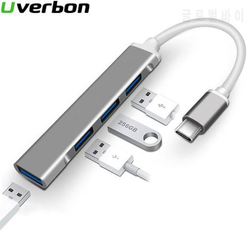 4 In 1 USB Type C HUB USB 3.0 5 Ports 5Gbps High Speed Multi Function USB C Dock Adapter For Macbook Pro Huawei Matebook