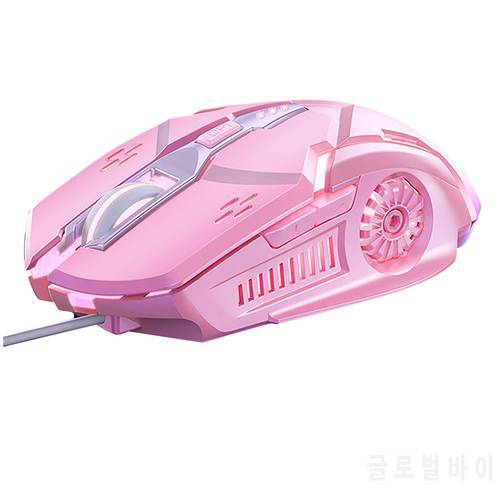 Wired Gaming MOUSE Mouse 6D Colorful LED Breathing 3200 DPI Fashion Mute Mouse For Lap Mouse gAMES WIN WIN CHICKEN DINNER ALWAY