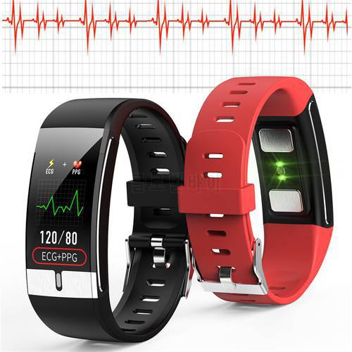 E66 smart watch thermometer smart bracelet ECG blood pressure oxygen heart rate monitor pedometer step monitoring Wristband