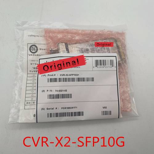 100%New In box 1 year warranty CVR-X2-SFP10G SFP+ X2 Need more angles photos, please contact me