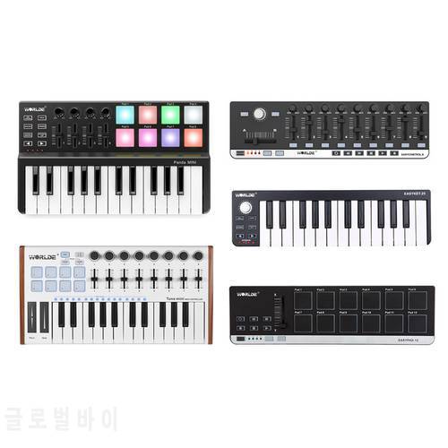 Portable MIDI Keyboard Controller Mini USB Keyboard MIDI Control MIDI Controller Keyboard Pads 7 Styles for Option