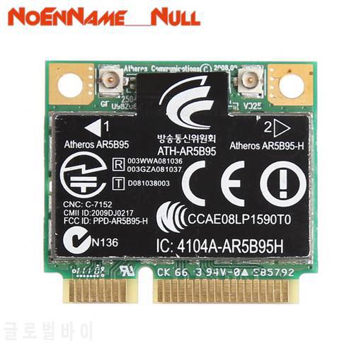 Network Card wifi adapter Wireless 150M 802.11b/g/n Half Mini PCI-E Card For HP Atheros AR5B95 605560-005 dropshipping