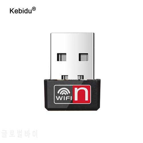 kebidu Portable Mini USB Adapter 150Mbps Wi-Fi Adapter MT7601 For PC USB Ethernet WiFi Dongle 2.4G Network Card Wi Fi Receiver