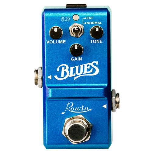 Rowin LN-321 Blues Pedal Wide Range Frequency Response Blues Style Overdrive Effect Pedal for Guitar guitar accessories