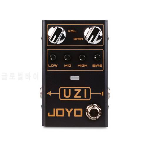 JOYO R-03 UZI Guitar Distortion Pedal British & American Distortion Effect Electric Guitar Pedal for Heavy Metal Music