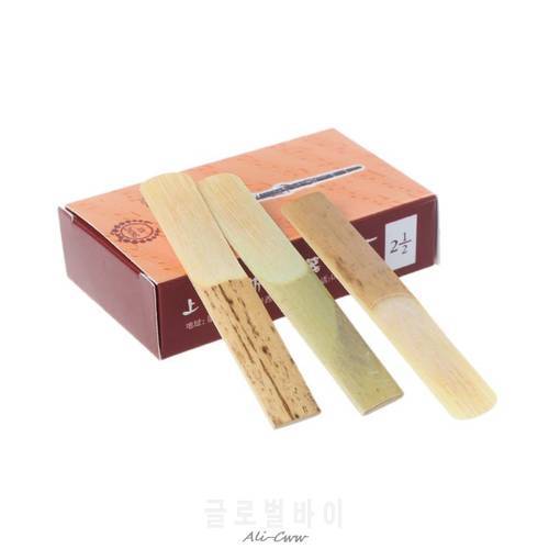 10pcs 2.5 Strength Clarinet Reeds Music Instrument Part Traditional Bamboo Reeds