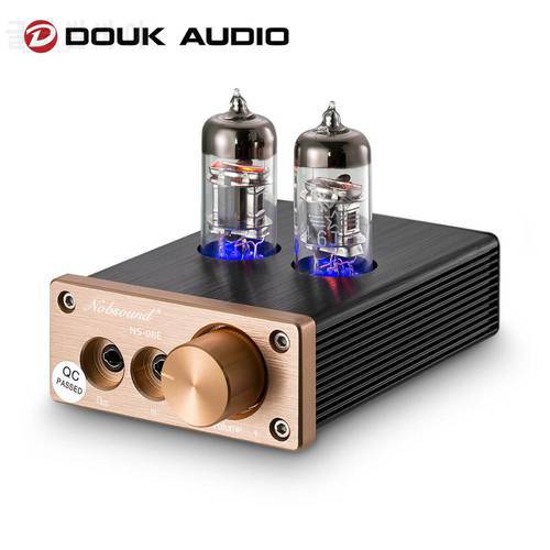 Douk Audio NS-08E Mini Vacuum Tube Headphone Amplifier Best Stereo Audio Preamplifier HiFi Home Desktop Audio Amp