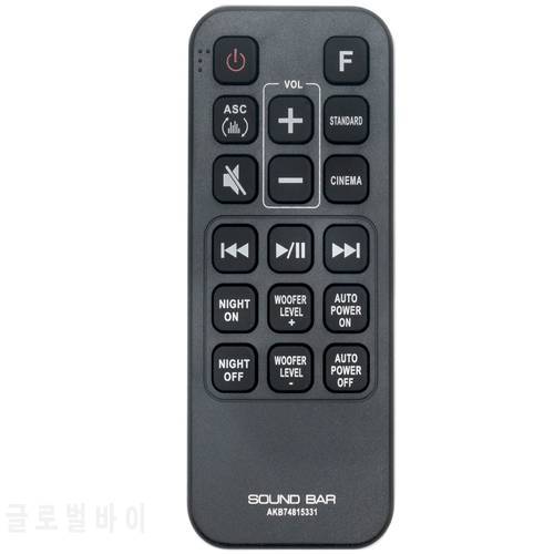 New AKB74815331 Replaced Remote Control Fit for LG Sound Bar SH4 SPH5B-W SHC4 SJ3 SJ4 SH4D SPJ4B-W
