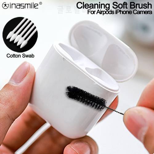 Disposable Cotton swab Brush Cleaning Tool for Airpods 3 2 Pro Case Clean ToolsStick for Xiaomi Airdots for Huawei Freebuds