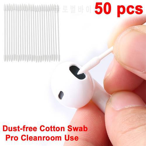 1/2 Bag Pro Dust Free Disposable Cleaning Swab Cotton Stick For AirPods Earphone Headphone Charge Port Earpods Clean Tools
