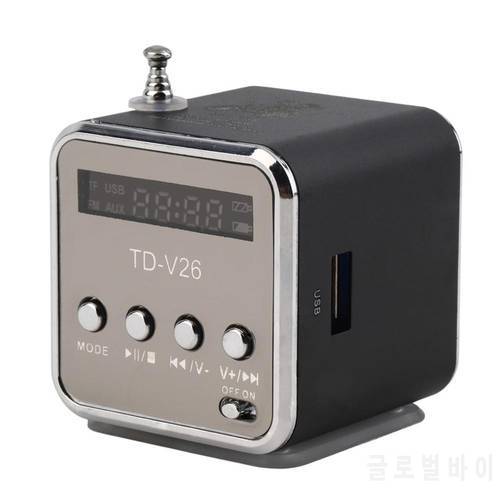 Portable Mini Speaker Micro USB Stereo soundbar Super Bass Speakers MP3 MP4 Music Player FM Radio Support SD TF Card Play