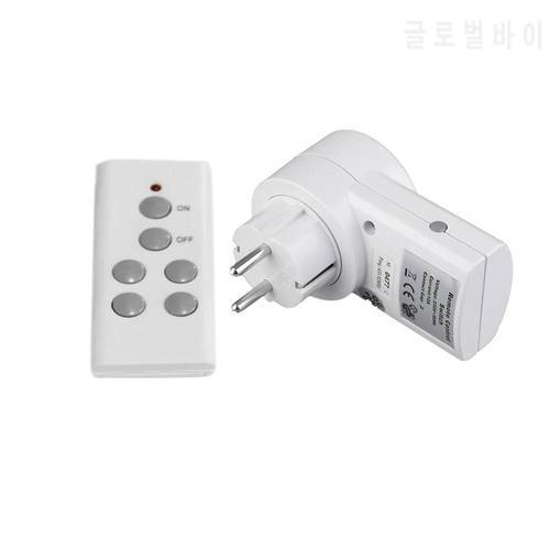 Wireless Remote Control Home House Power Outlet Light Switch Socket 1 Remote EU Connector Plug BH9938-1 DC 12V