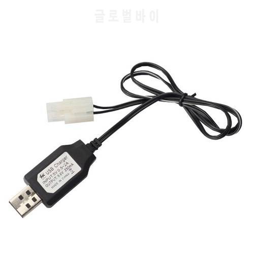 Charging Cable Battery USB Charger Ni-Cd Ni-MH Batteries Pack KET-2P Plug Adapter 9.6V 250mA Output Toys Car
