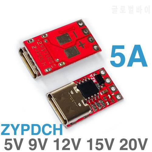 10pcs ZYPDH decoy notebook power supply change PD23.0 to DC activation QC12 factory aging trigger 20V 100W