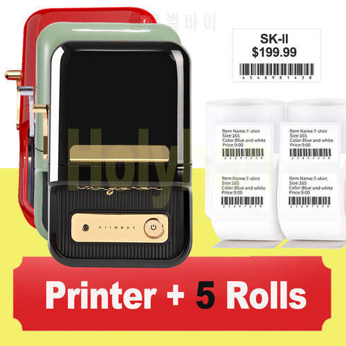 Niimbot B21 Wireless label printer Portable Pocket Barcode Printer Bluetooth Thermal Printer Sticker price tag Machine For Phone