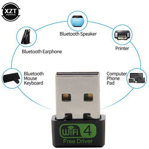 Free Driver USB Wifi Adapter 150Mbps 2dB Wifi Receiver For Windows XP Vista 7 8 8.1 10 AP PC