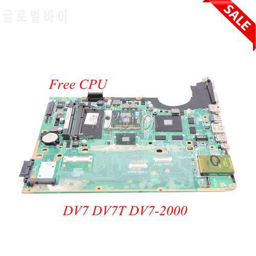 NOKOTION 580974-001 laptop motherboard for HP pavilion DV7 DV7T DV7-2000 DA0UP6MB6F0 REV:F Main board DDR3 free cpu