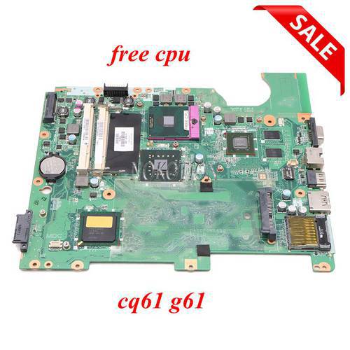 NOKOTION DA00P6MB6D0 578000-001 517837-001 Main board For HP Compaq Presario CQ61 G61 Laptop motherboard GeForce G103M free cpu