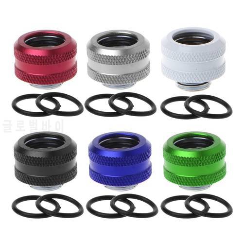 Water Cooling G1/4 Thread 14mm Rigid Hard Tube Connector Water Block Fittings