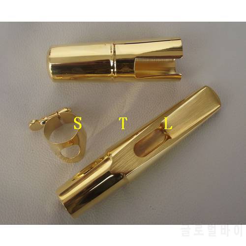 Alto saxophone mouthpiece ligature cap Gold plate 6 7 8 9