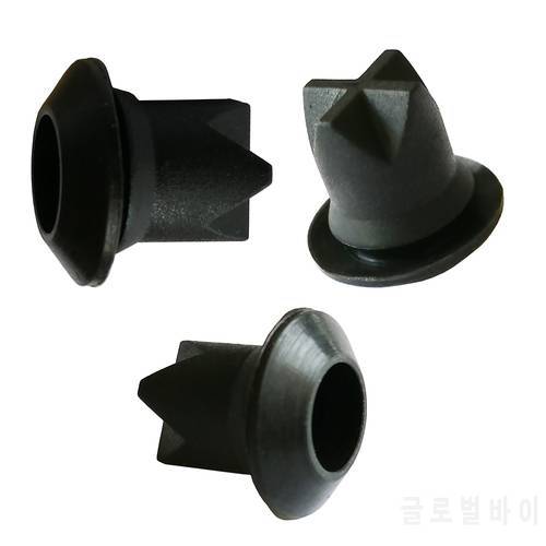10 pieces Black Silicone Duck Bill Valve Cross Valve One-way Check Valve 15 *8 * 14 MM for Liquid and Gas Backflow Prevent