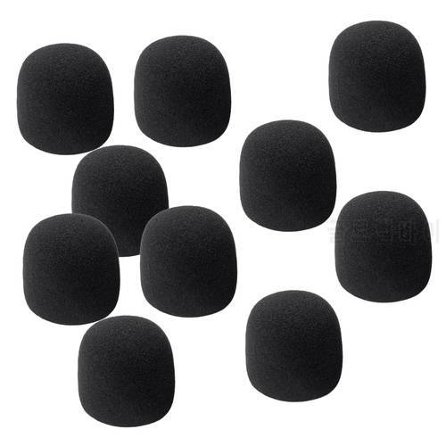 10 Pieces Handheld Microphone Cover Foam Windscreens for 40mm Mic Parts