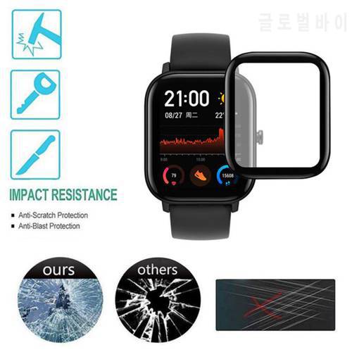 1 Pcs Original Tempered Glass Screen Protector For AMAZFIT GTS Smart Watch Clear Cover Screen Film Accessories Dropship