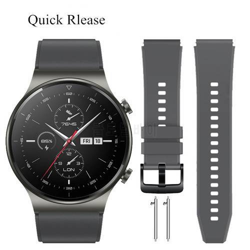 NEW Official Style Strap For HUAWEI WATCH GT 2 Pro Silicone Band For HUAWEI GT2 Pro gt2pro Watchband Bracelet Correa