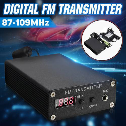 5W Stereo Digital FM Transmitter FM Radio Transmitter Mini FM Radio Station