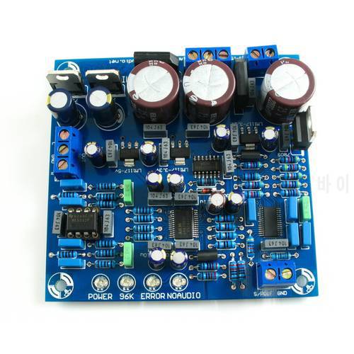 CS8416 + AK4396 + NE5532 2496 DAC Kit 24BIT 192K amplifier DIY kit