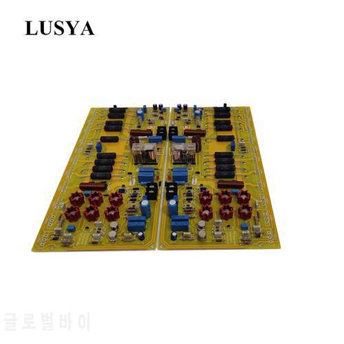 Lusya Hifi stereo digital power amplifier board 500W*2 4ohm Reference Swiss FM711 fever amplifier board T1027
