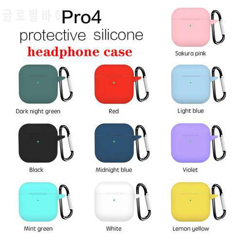 Fundas for Mini Pro 4 / Mini Pro 5 Case Mini 5 Silicone Solid Color Headset Cover Pro 4 Headphone Protective Cover