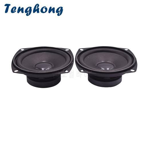 Tenghong 2pcs 78MM 3 Inch Audio Speaker 4Ohm 5W Full Range Speakers Unit Multimedia Portable Loudspeaker For Audio DIY
