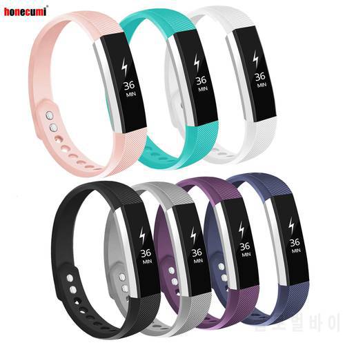 Honecumi Sport Bands Replacement for Fitbit Alta and Fitbit Alta HR Silicone Watch Band Bracelet For Fitbit Alta HR Small Large