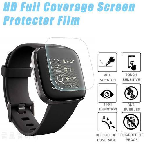 3pcs Soft TPU Full Screen Protector For Fitbit Versa 2 Sport Smart Watch Protective Guard Film Cover