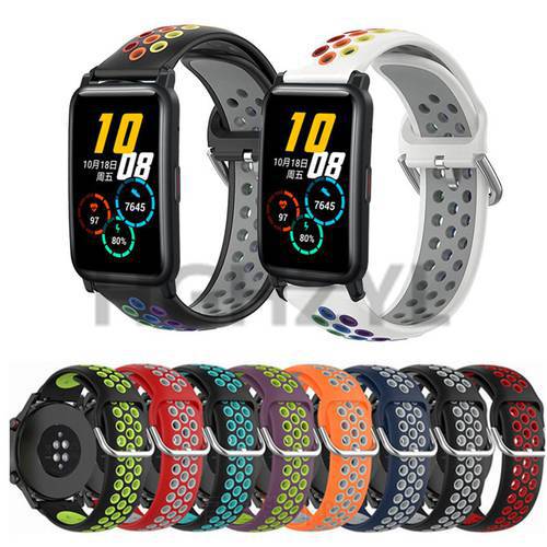 Replaceable Watchbands for huawei Honor ES Honor Magic 42mm Silicone Strap Band For Amazfit GTS Haylou LS02 Bracelet