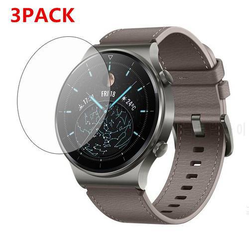 9H 3Pack for Huawei Watch GT 2 (46mm) GT2 Pro Honor Magic 2 (46mm) Tempered Glass Screen Protector Smartwatch Protective Glass