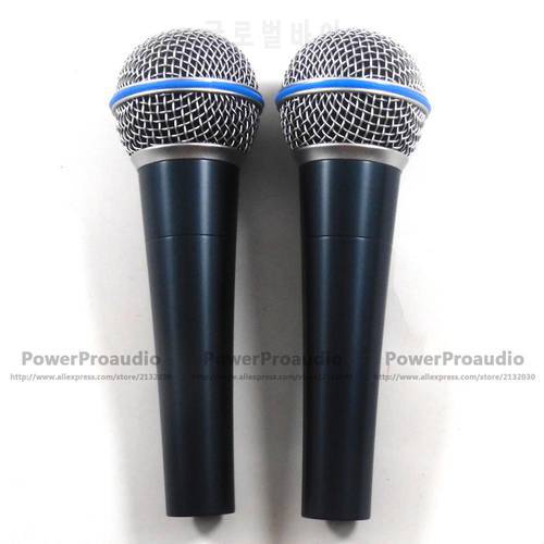 2pcs Handheld Dynamic Microphone For BETA 58A BETA58A Saxophone Lecture Church Teaching Karaoke System Sing Gaming