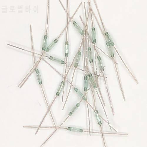 20PCS/LOT magnetic reed switch glass sealed portion size imported 1.8 * 7MM normally open NEW