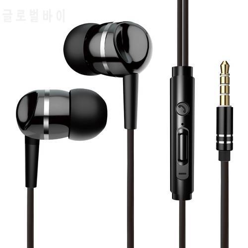 Music Stereo Earphone In Ear Sports Wired Control Earbuds Serious Bass K Song Earpiece With Mic Headset For Huawei Mi Redmi