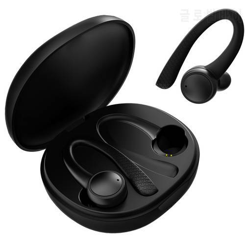 Bluetooth Headset Wireless Sports Headphones TWS Bluetooth 5.0 Earphones Ear Hook Running Stereo Earbuds With MIC Waterproof