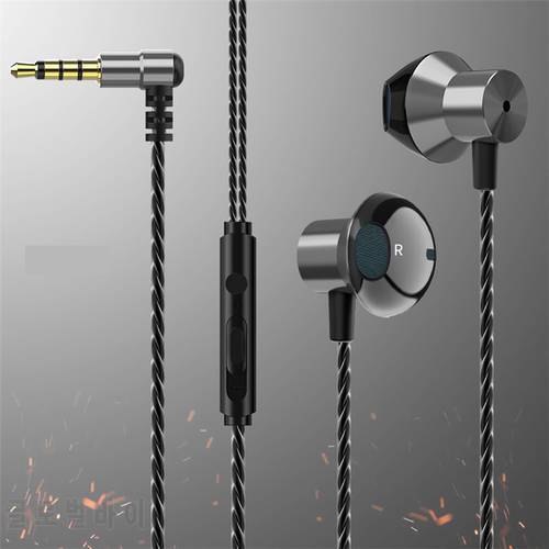 3.5mm Wired Earphone Control Stereo Sports Headphones Music Earbuds With Microphone Game Earbuds For Xiaomi Huawei Samsung