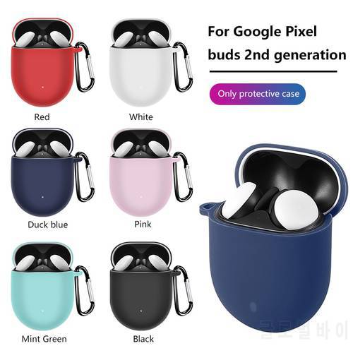 New For Google Pixel Buds 2 Silicone Bluetooth Wireless Earphone Case Protective Cover Skin Accessories For Google Pixel Buds 2