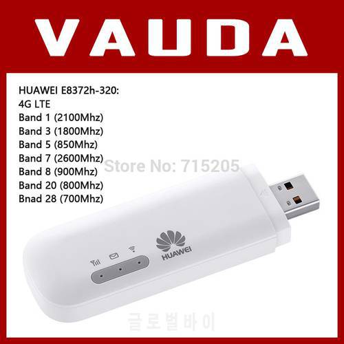 New Unlocked Huawei e8372h-320 Wingle LTE Universal 4G USB MODEM WIFI Mobile huawei E8372h-820