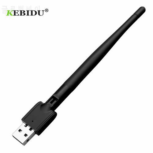 KEBIDU MT-7601 USB 2.0 WiFi Wireless Network Card LAN Adapter 802.11 B/g/n Mini Wi Fi Dongle With Antenna For TV Set Top Box