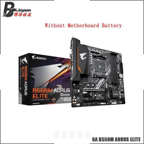 GIGABYTE GA B550M AORUS ELITE New B550 DDR4 128G 4000(OC)MHz M.2 Support AMD Ryzen R5 R7 R9 Desktop CPU Motherboard Socket AM4