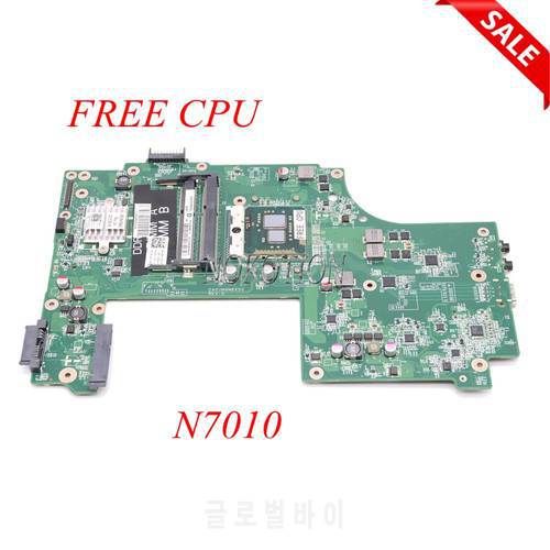 NOKOTION laptop motherboard for dell inspiron N7010 main board DDR3 0GKH2C CN-0GKH2C GKH2C DA0UM9MB6D0 With I5 CPU