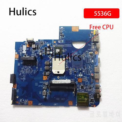 Hulics Used 48.4CH01.021for Acer 5536 5536G NOTEBOOK Laptop Motherboard JV50-PU 08252-2 JV50-PU MBP4201003 DDR2 Free CPU