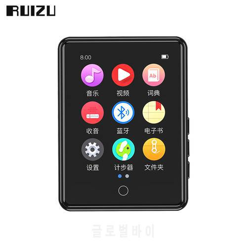 RUIZU M17 Touch Screen MP3 Player With Bluetooth 16GB Music Player Suppoert FM Radio Recording Ebook Pedometer MP4 Video Player