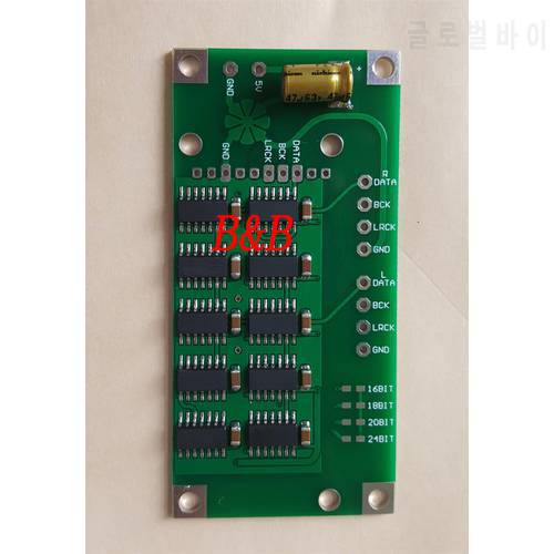 NOS DAC/I2S NOS Decoder Shifter Board and I2S Data Conversion Right-Aligned